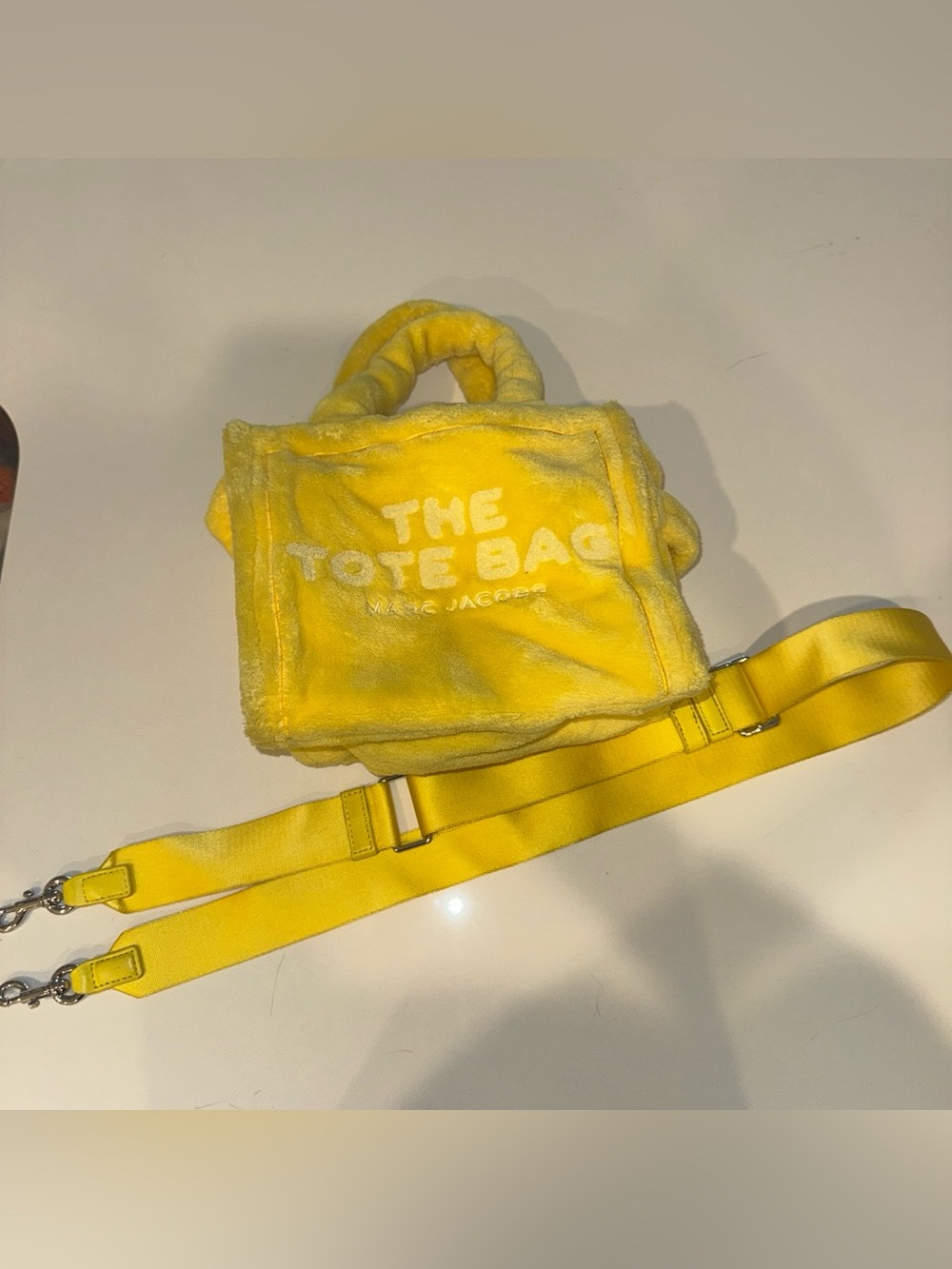 Marc Jacobs Plush Mini Tote in Yolk - Picture 6 of 6